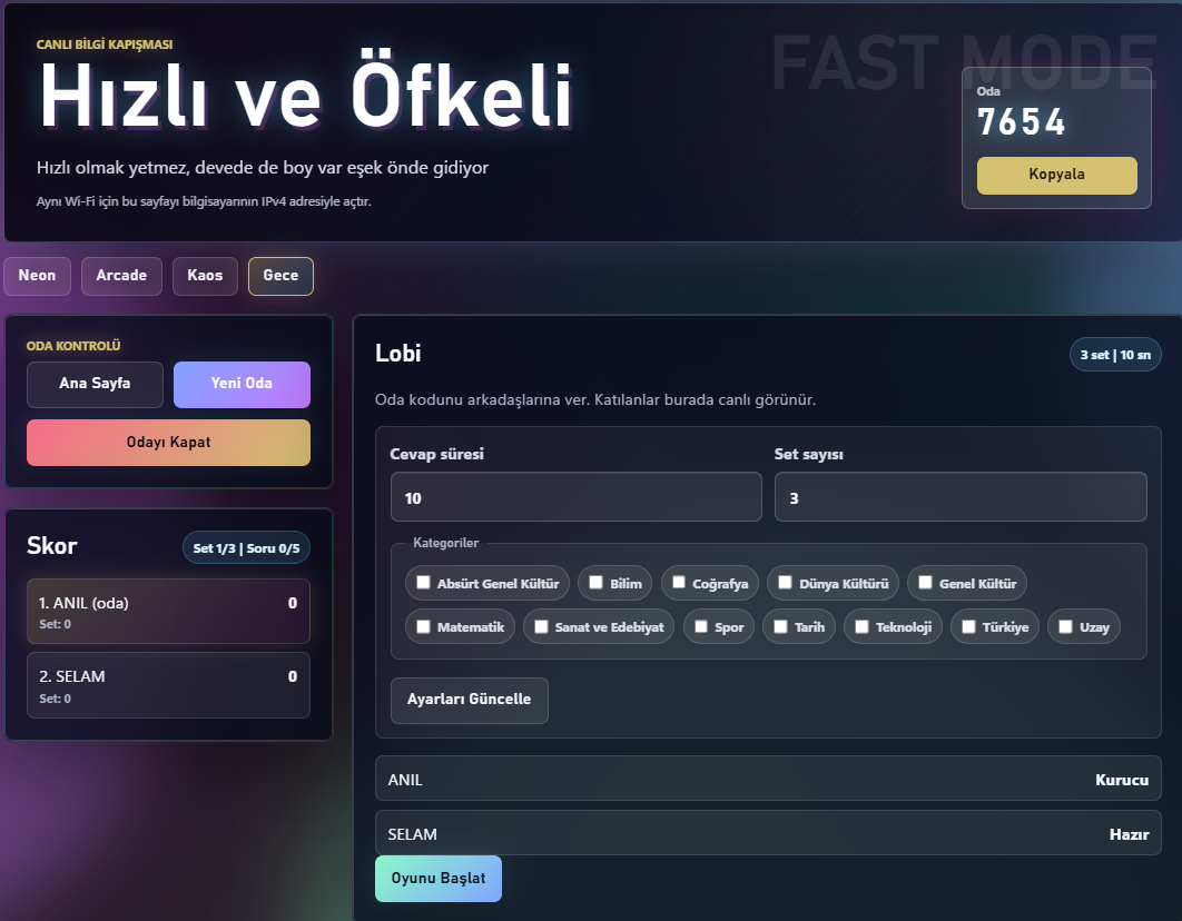 Multiplayer Quiz Game 2