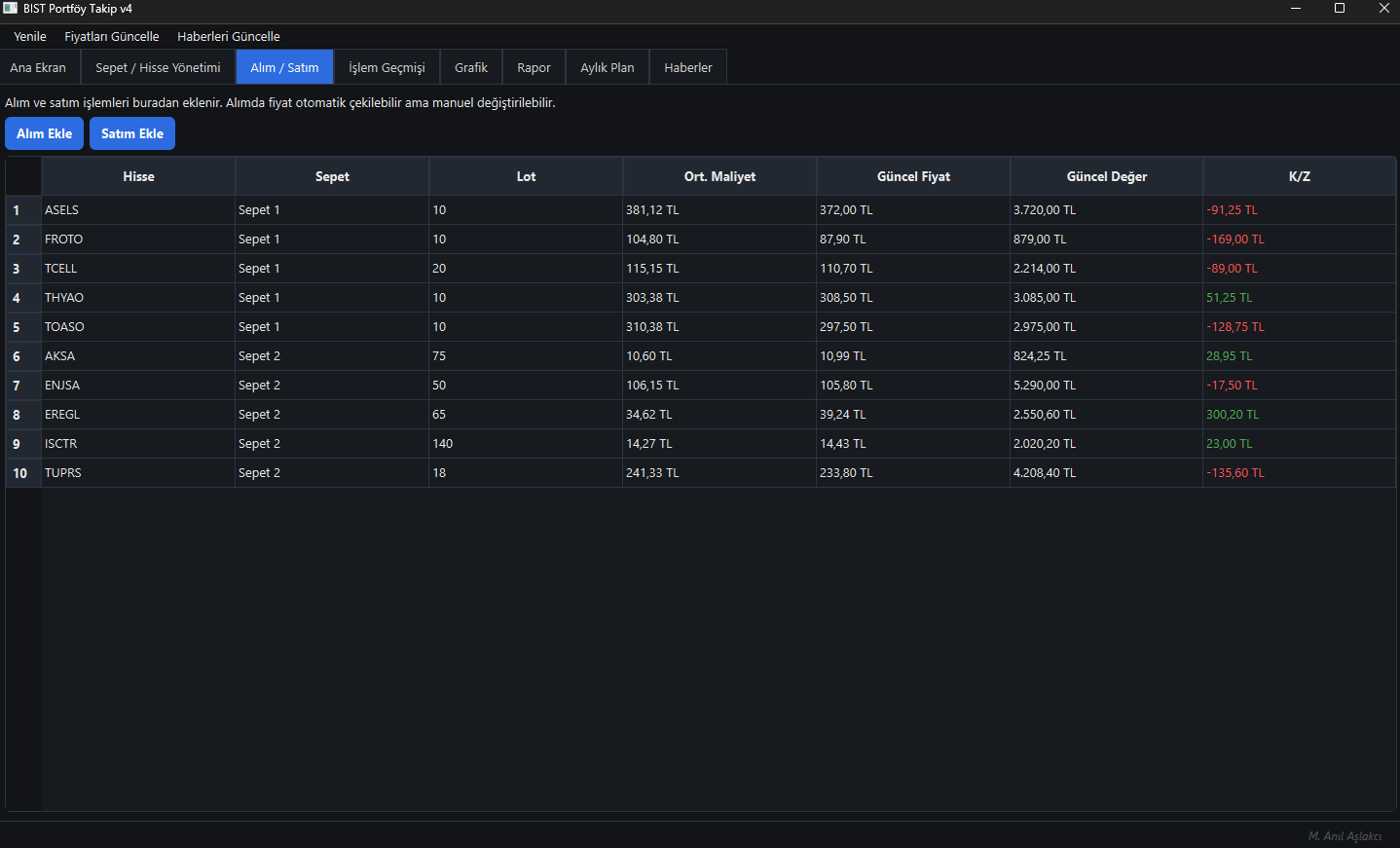 Stock Portfolio Tracker 3