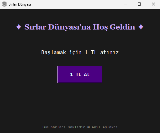 Sırlar Dünyası (Mystery World) 1
