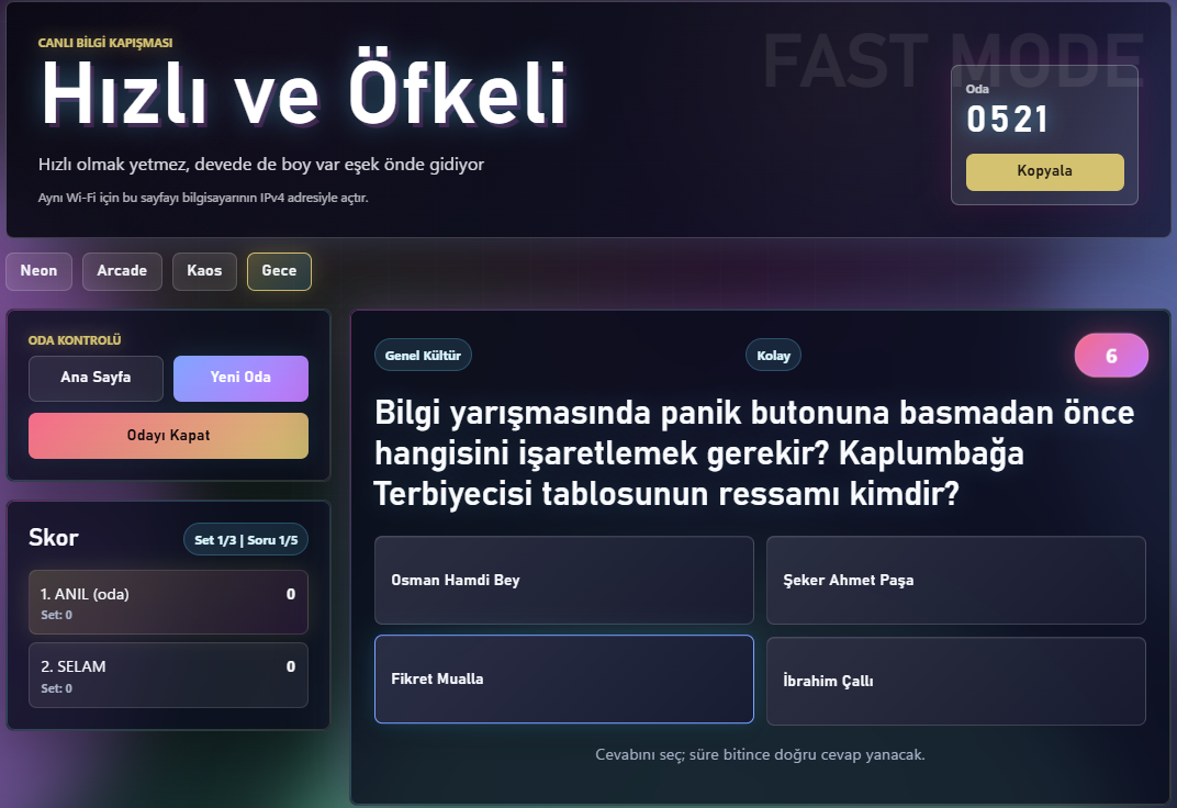 Multiplayer Quiz Game 3