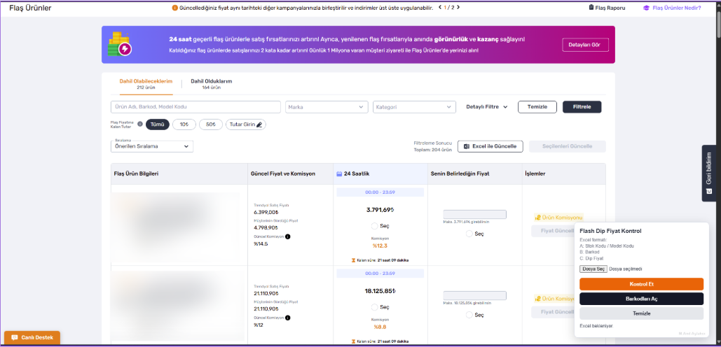 Trendyol Flash Deal Price Checker 1