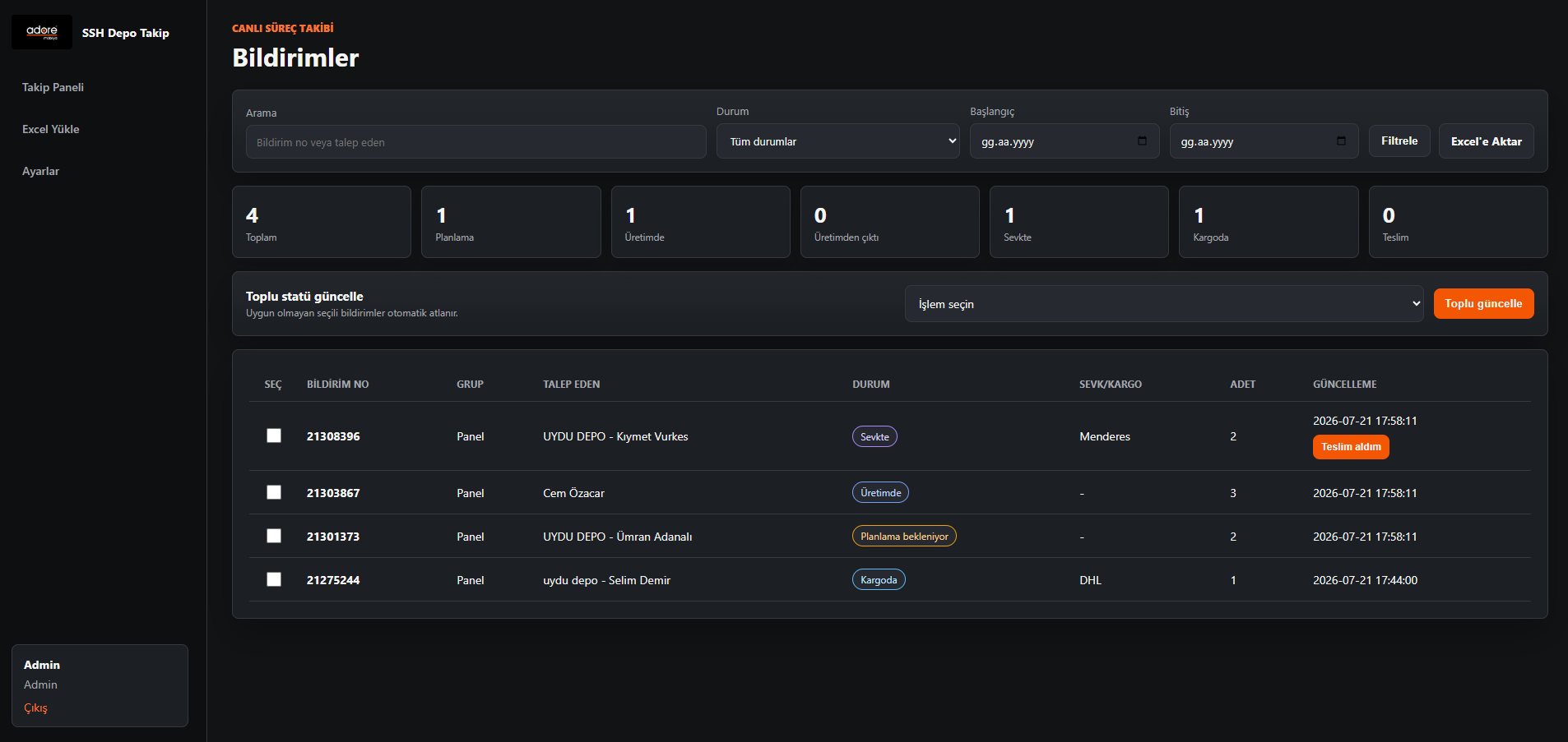 After-Sales Warehouse Tracking and Shipment Workflow App 1