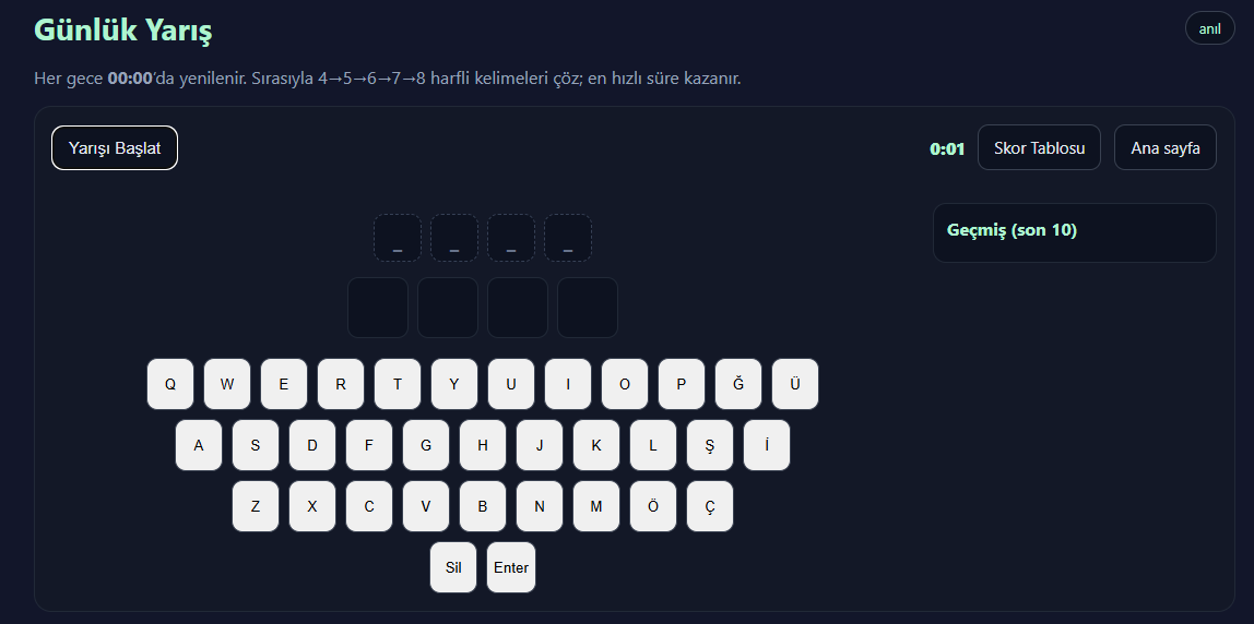 İpucuk — Turkish Word Guessing Game 3