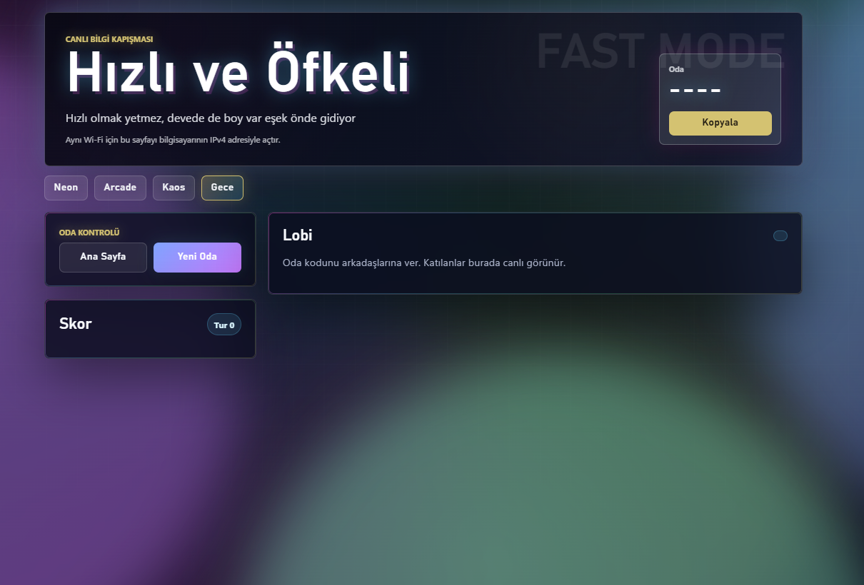 Multiplayer Quiz Game 1