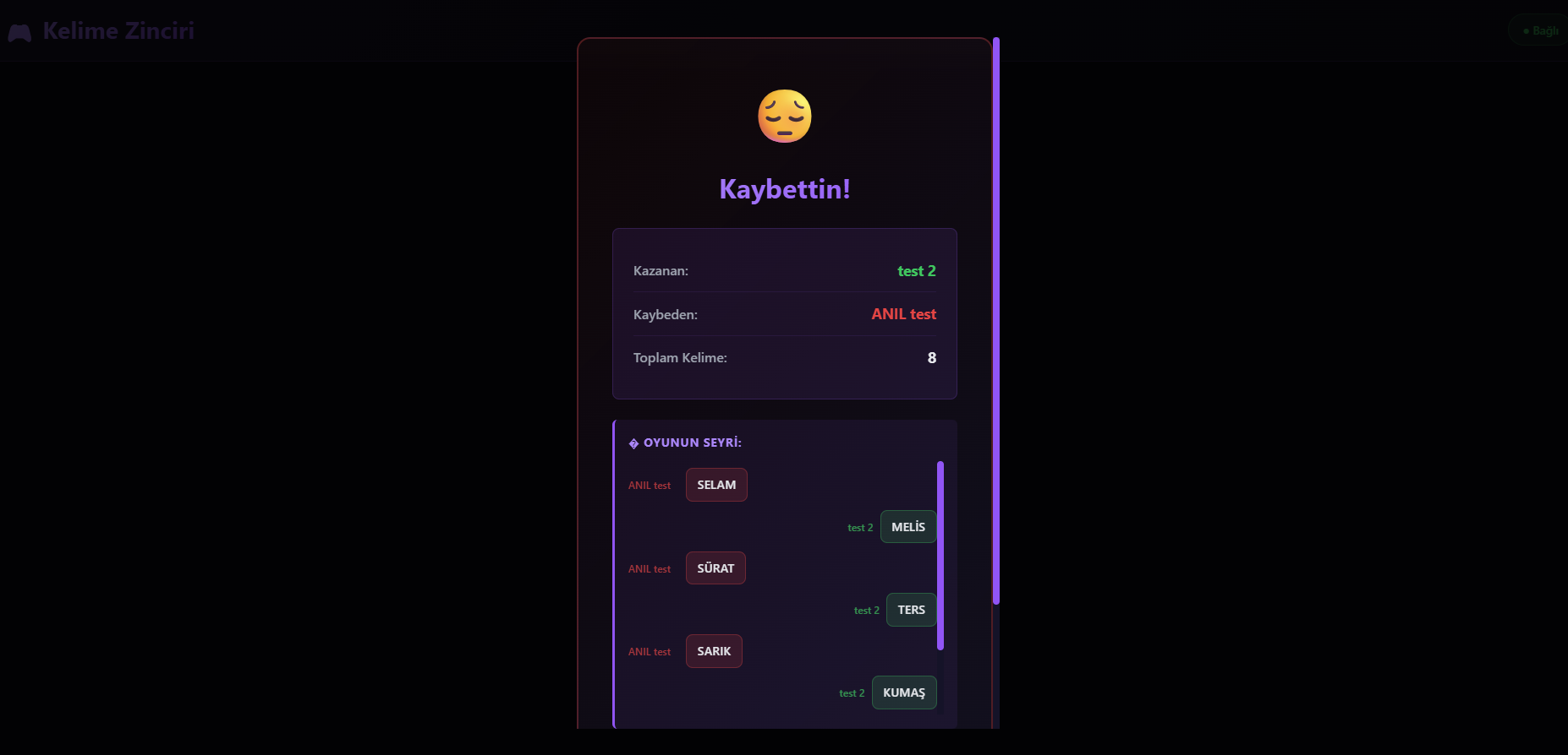 Word Chain — Local Multiplayer 4