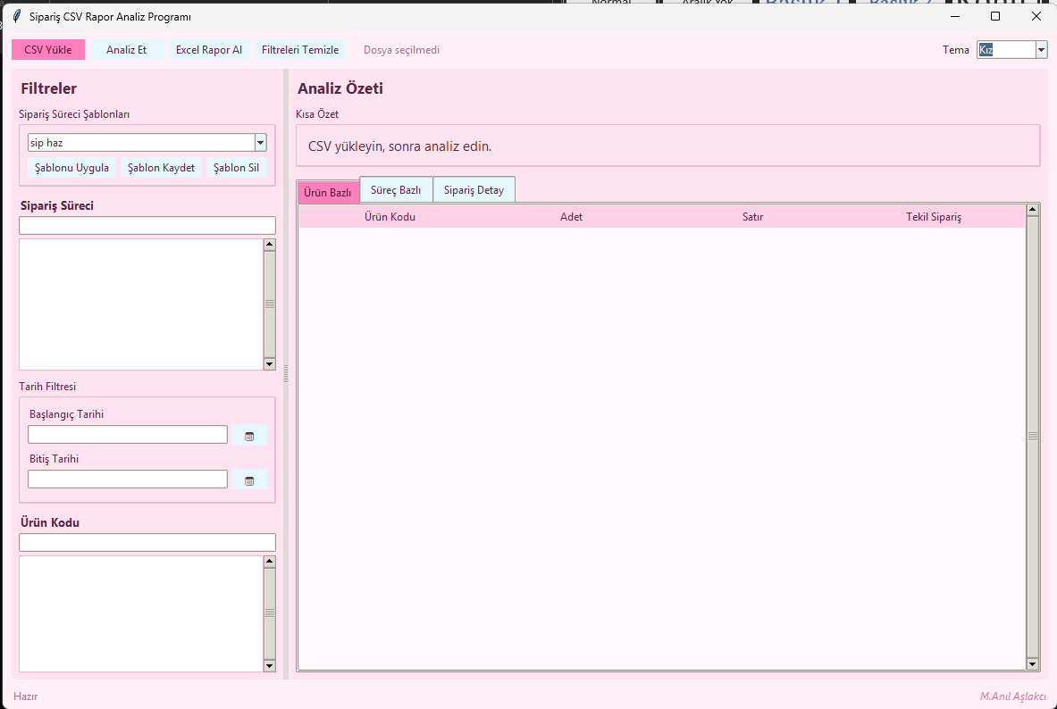 T-Soft Order Analysis Tool 1